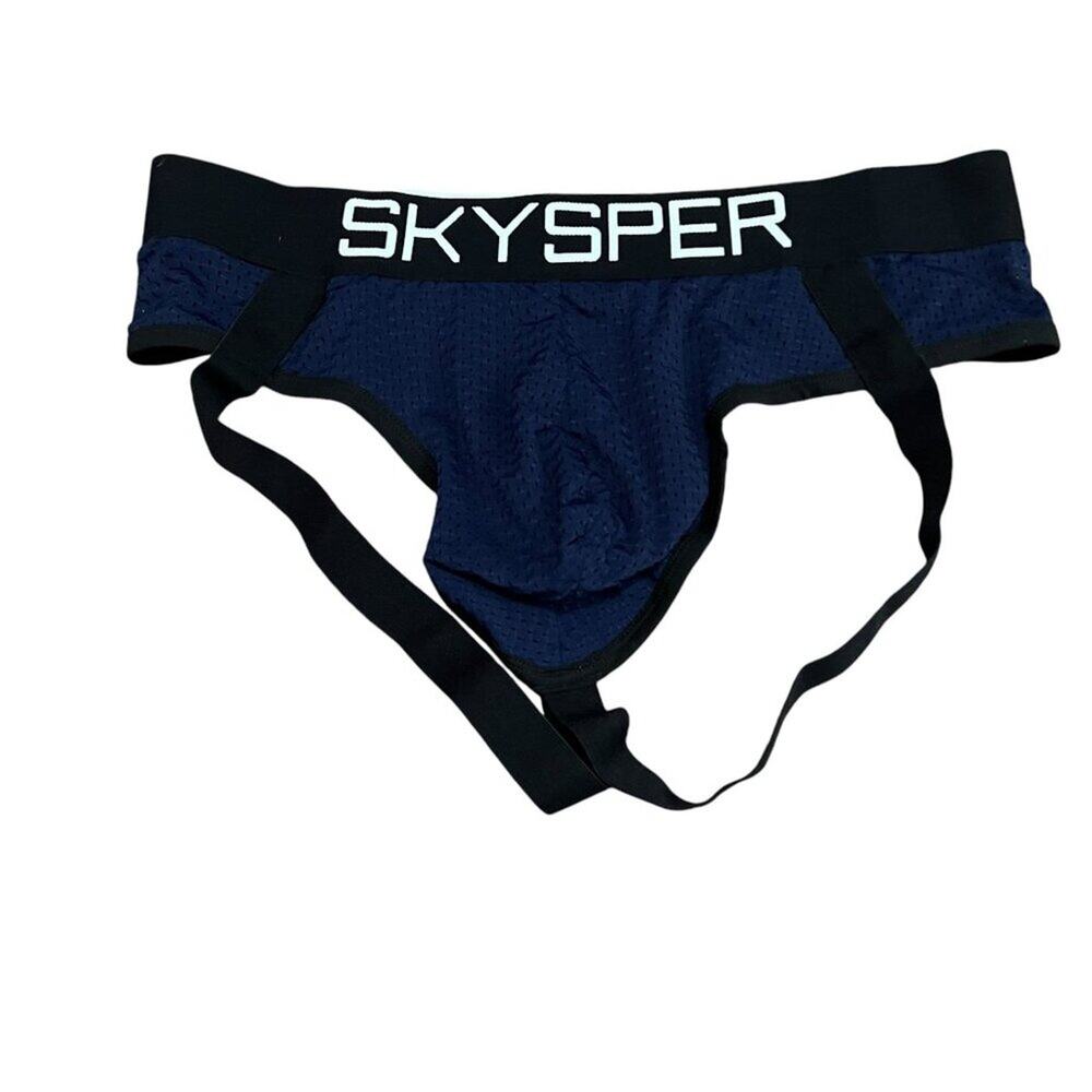 SKYSPER Jockstrap Athletic Supporter Male Underwear Navy XXL